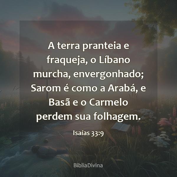 Isaías 33:9