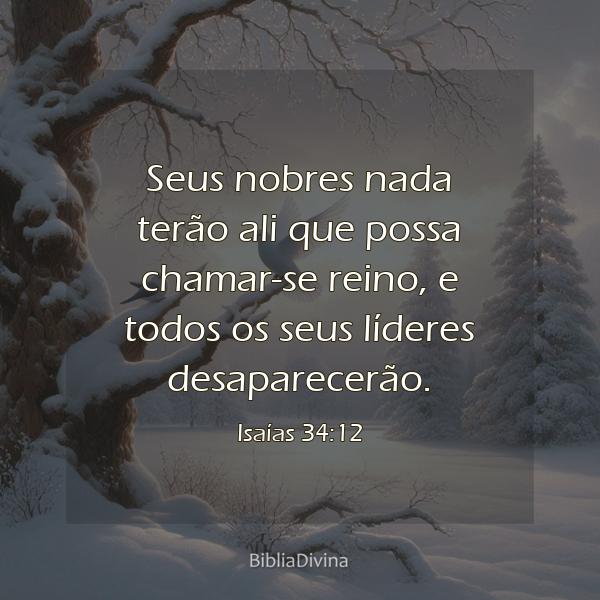 Isaías 34:12