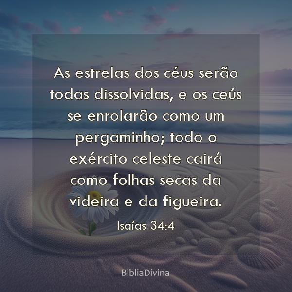 Isaías 34:4