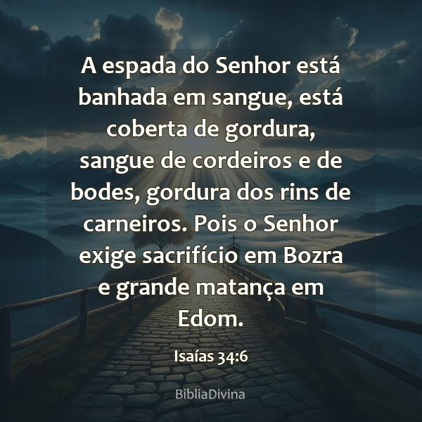 Isaías 34:6