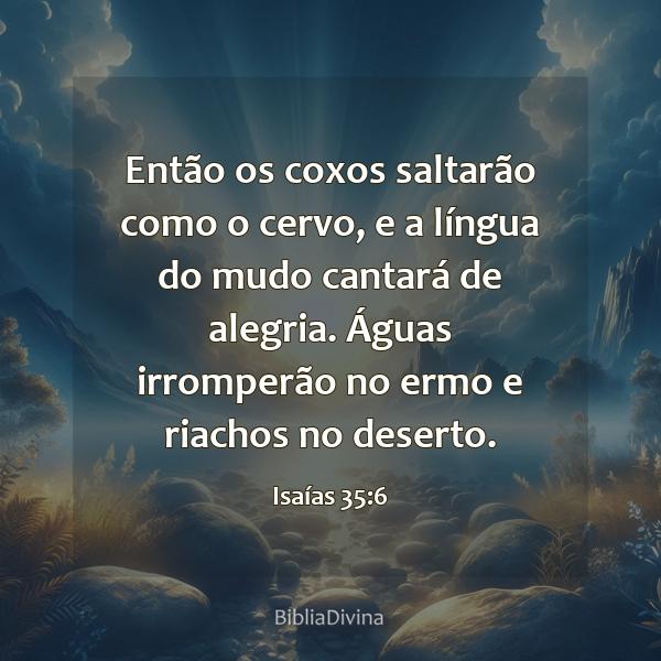 Isaías 35:6