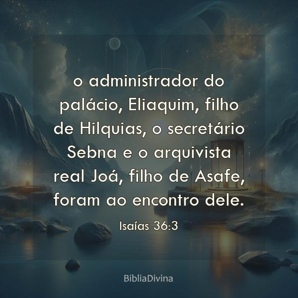 Isaías 36:3