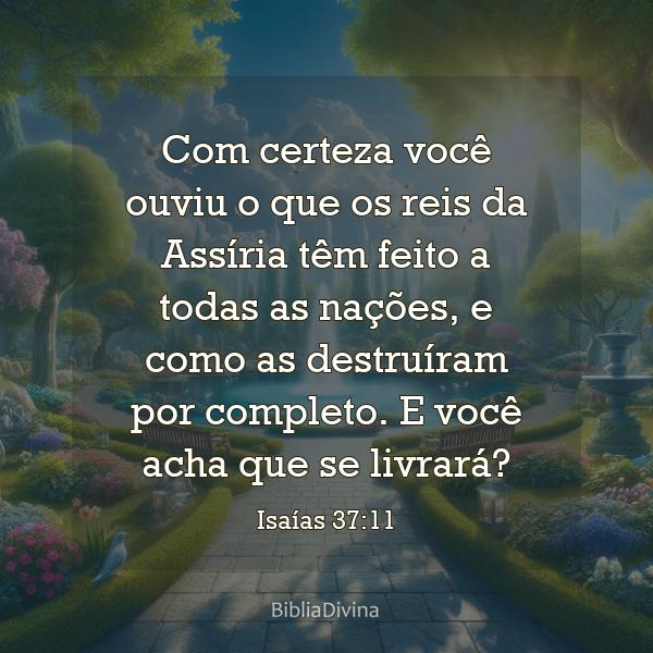 Isaías 37:11