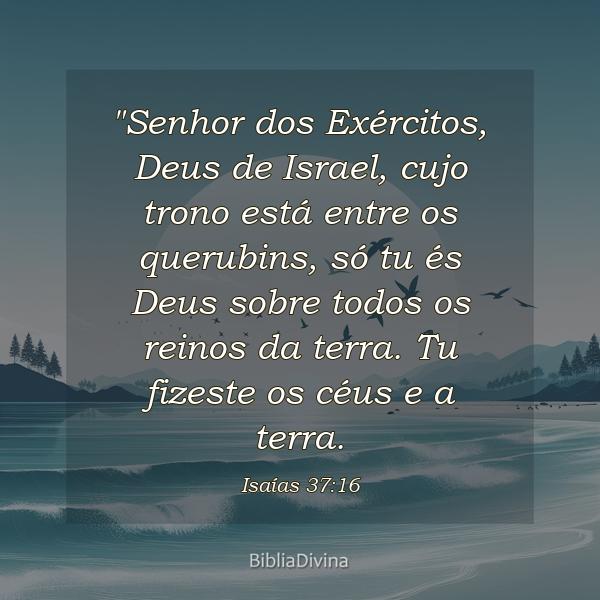 Isaías 37:16