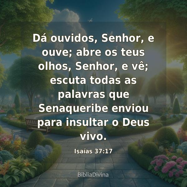 Isaías 37:17