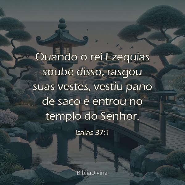 Isaías 37:1