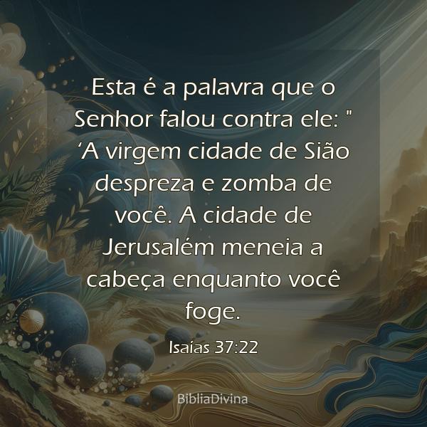 Isaías 37:22