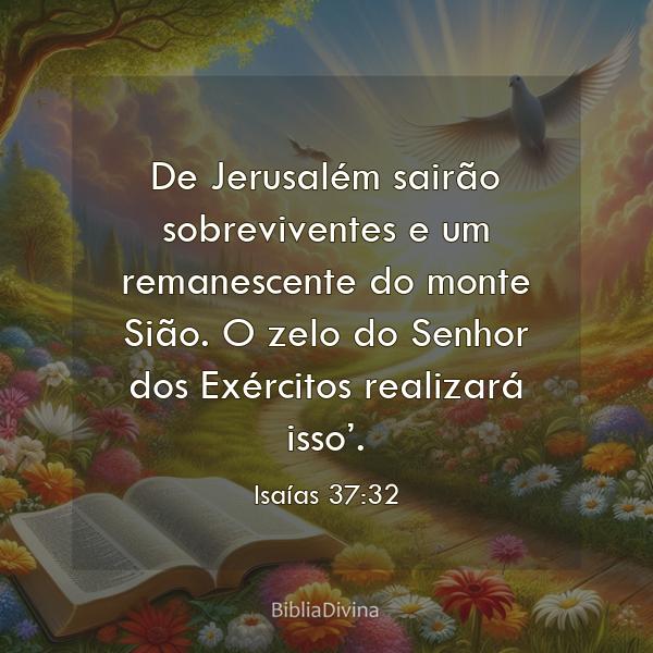 Isaías 37:32