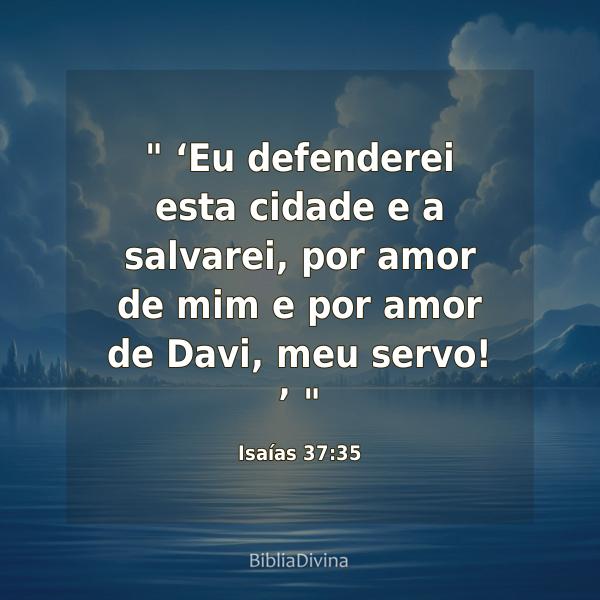 Isaías 37:35