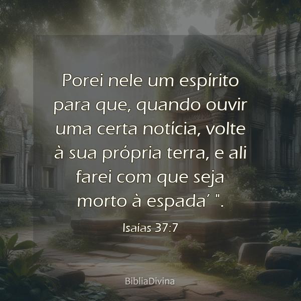 Isaías 37:7