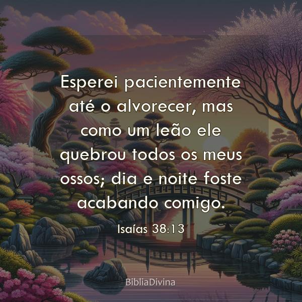 Isaías 38:13