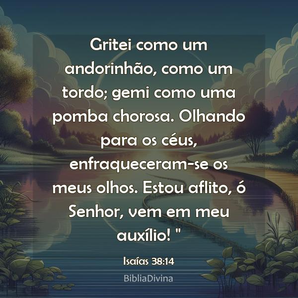 Isaías 38:14