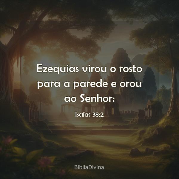 Isaías 38:2