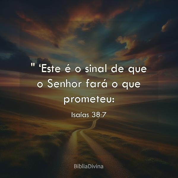 Isaías 38:7