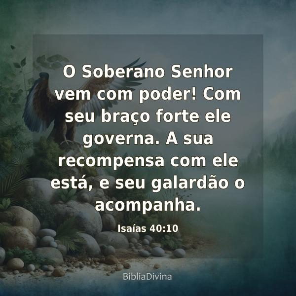 Isaías 40:10