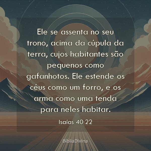 Isaías 40:22