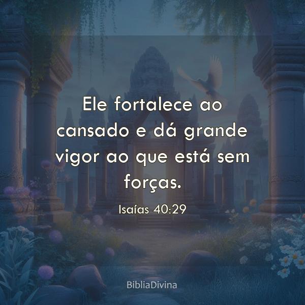 Isaías 40:29