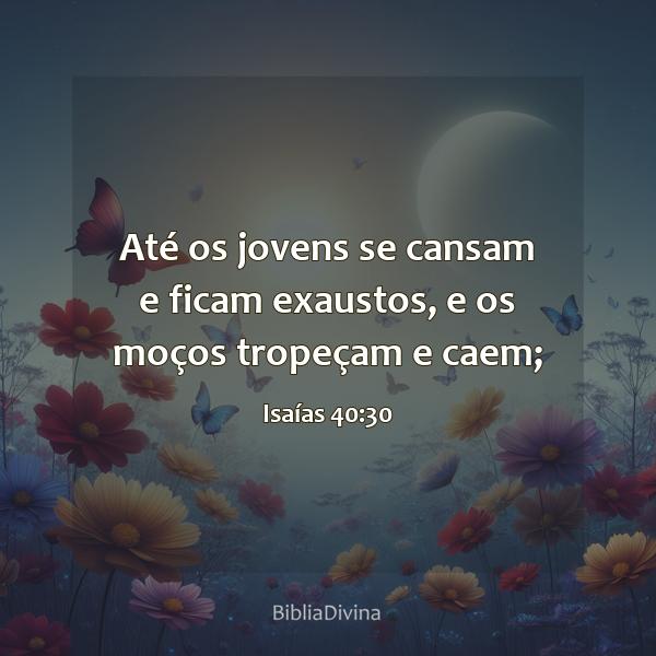 Isaías 40:30