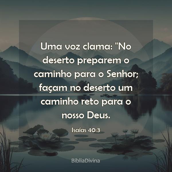 Isaías 40:3