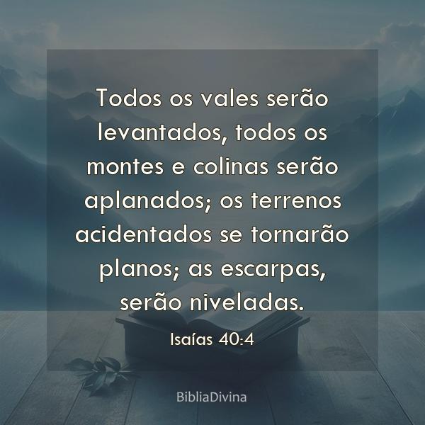 Isaías 40:4