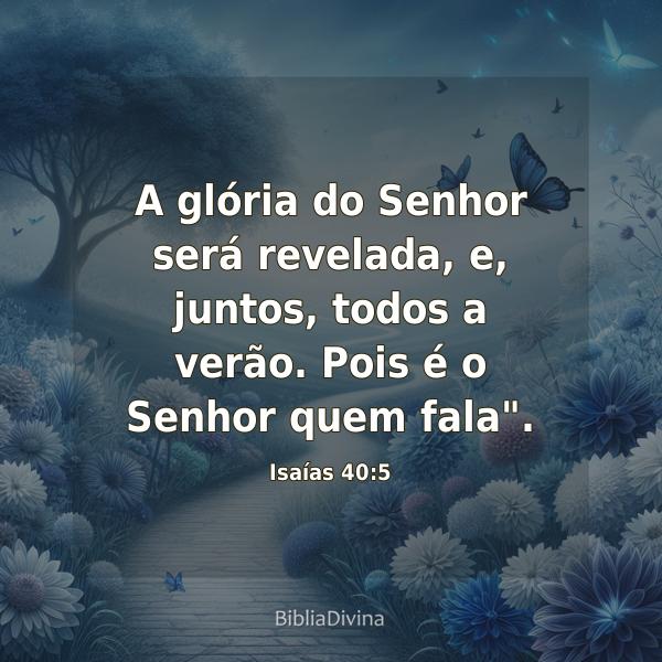 Isaías 40:5