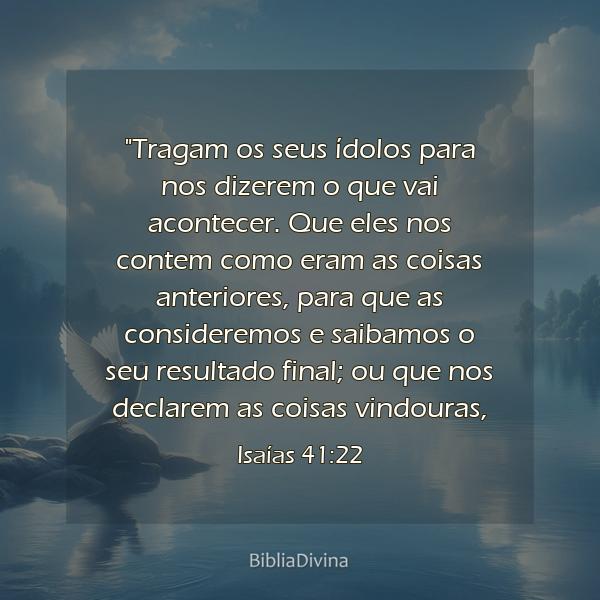 Isaías 41:22