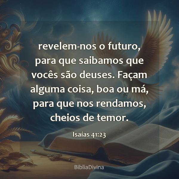 Isaías 41:23