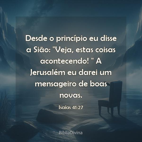 Isaías 41:27