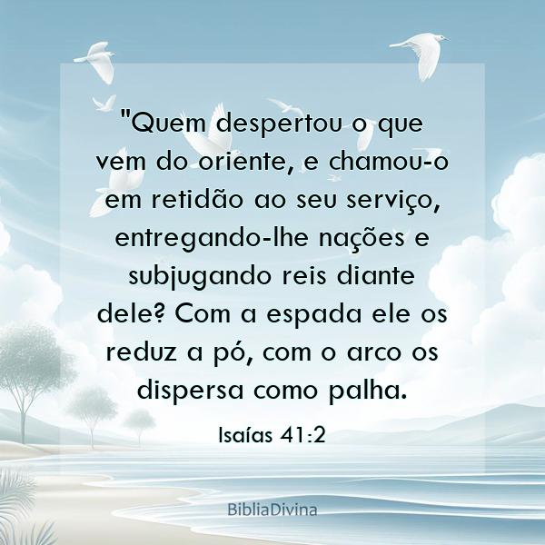 Isaías 41:2