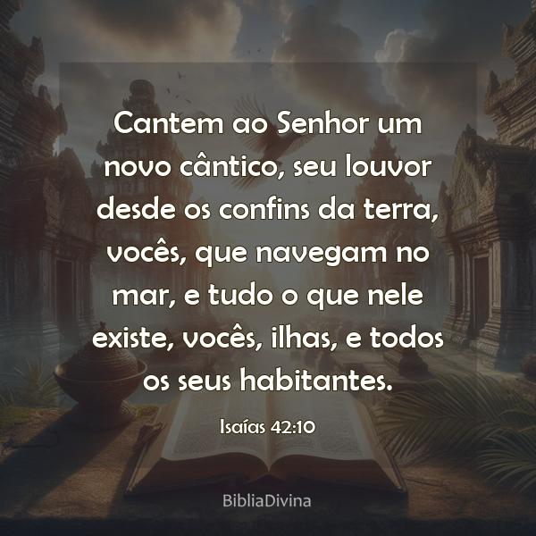 Isaías 42:10