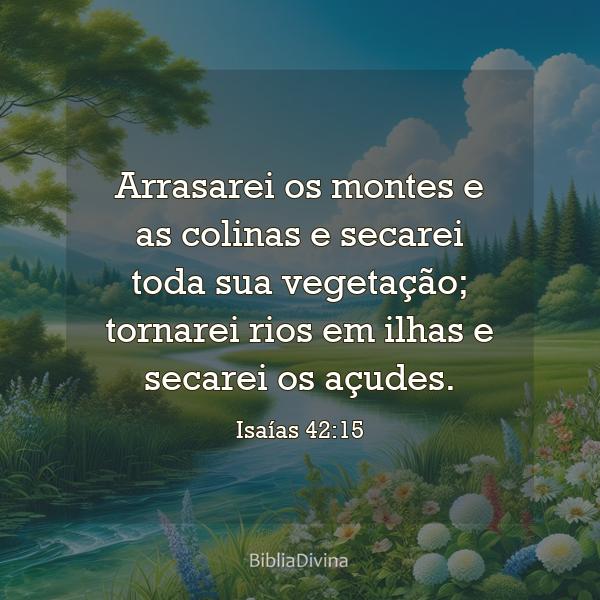 Isaías 42:15