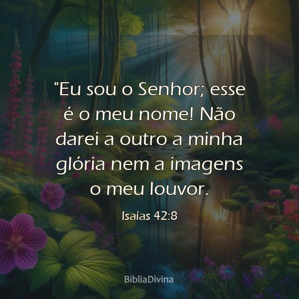 Isaías 42:8