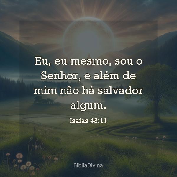 Isaías 43:11