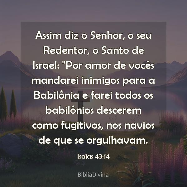 Isaías 43:14