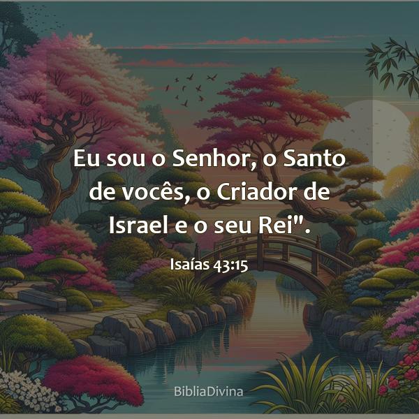 Isaías 43:15