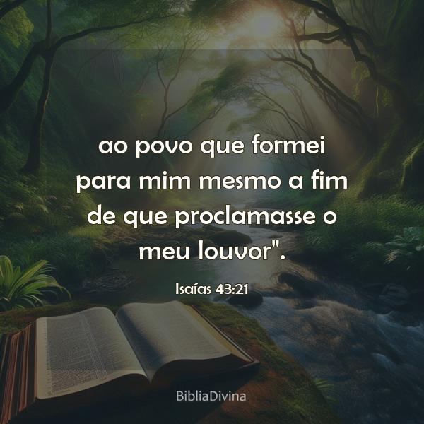 Isaías 43:21