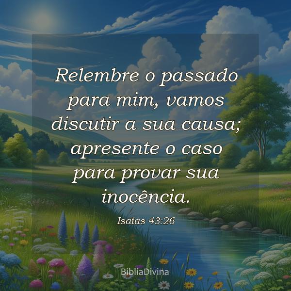 Isaías 43:26