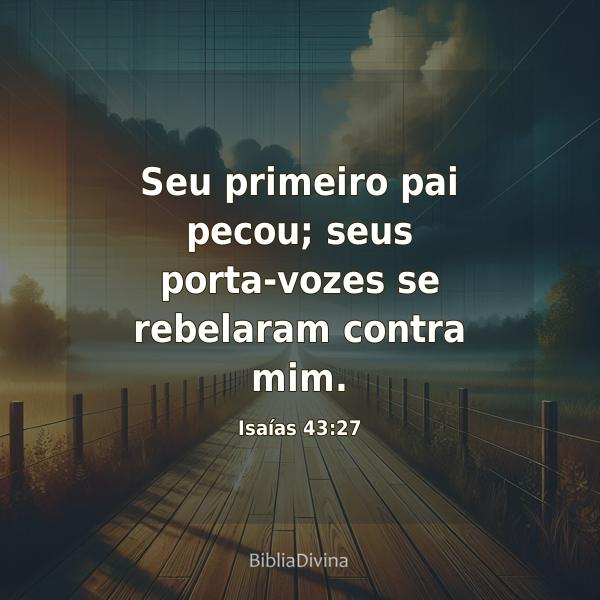 Isaías 43:27