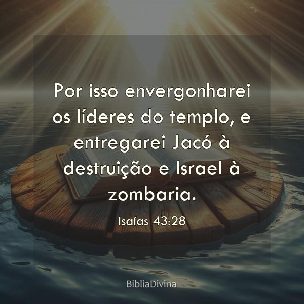 Isaías 43:28