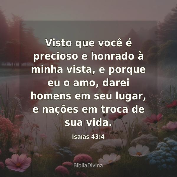 Isaías 43:4