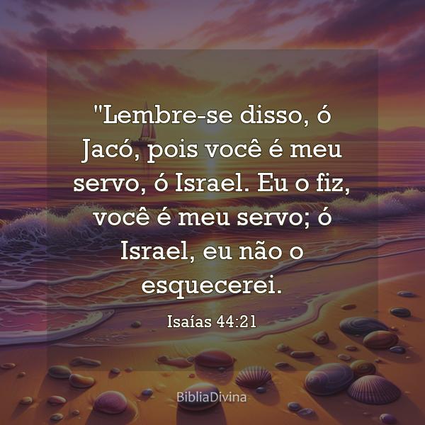 Isaías 44:21