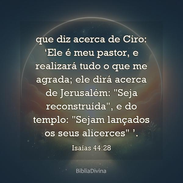 Isaías 44:28