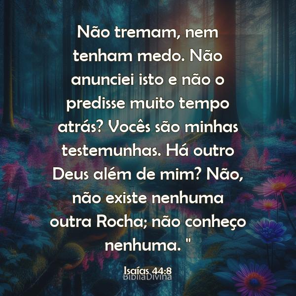 Isaías 44:8