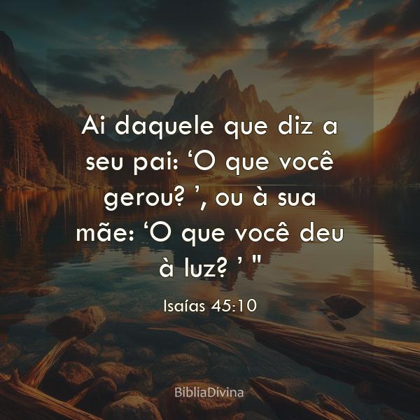 Isaías 45:10