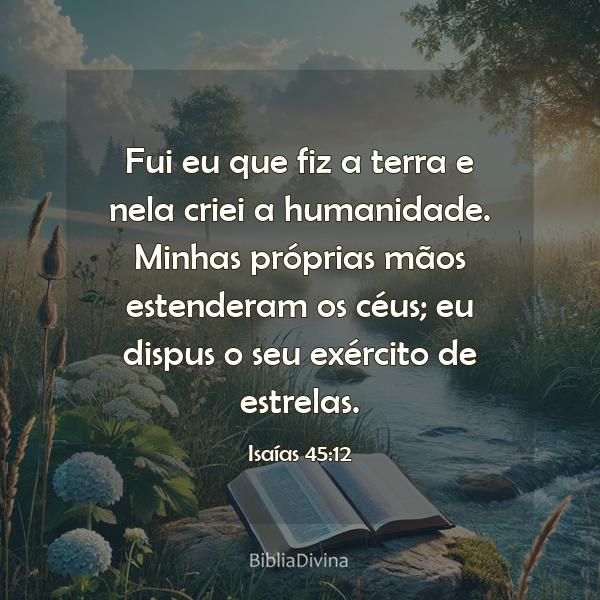 Isaías 45:12