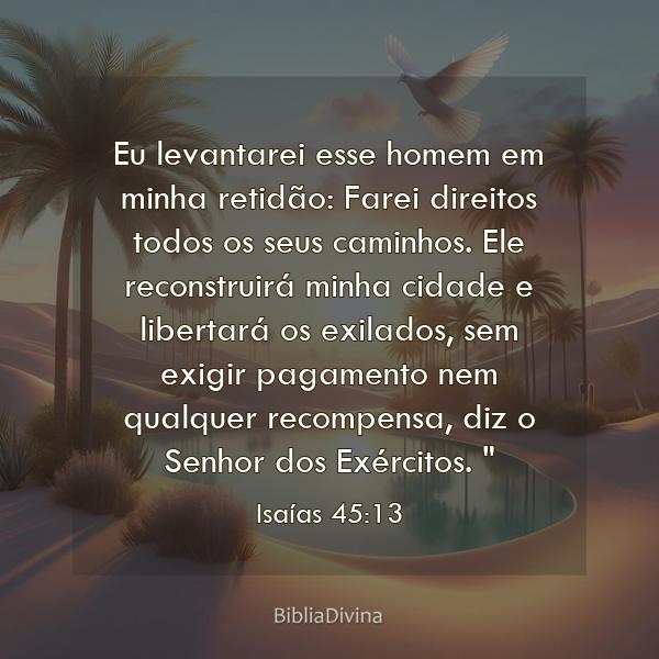 Isaías 45:13