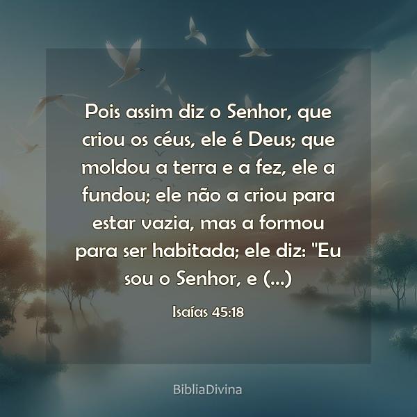 Isaías 45:18