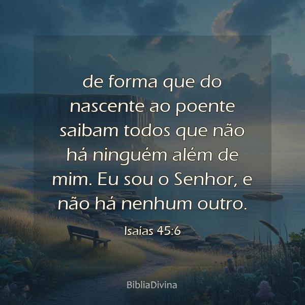 Isaías 45:6