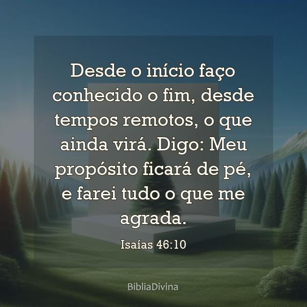 Isaías 46:10