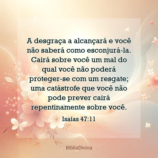 Isaías 47:11